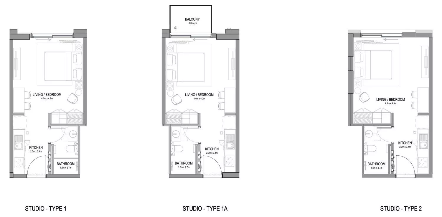 Apartment, Type 1-2-3